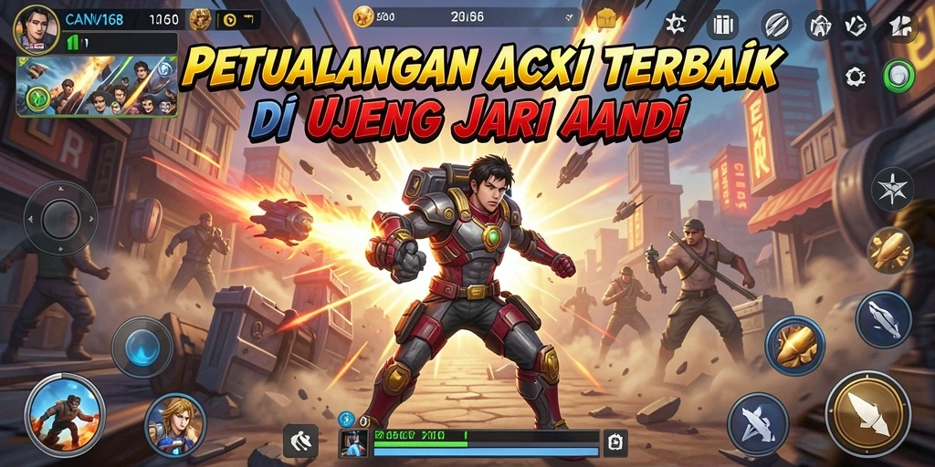 Screenshot gameplay <strong>CANVA168</strong> yang menampilkan aksi pertarungan intens.
