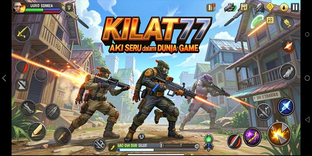 Tampilan gameplay seru KILAT77 yang penuh aksi.