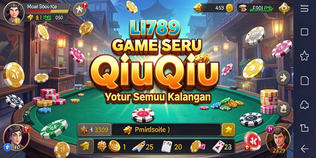 Screenshot gameplay seru dari LI789, menampilkan move strategis QiuQiu.