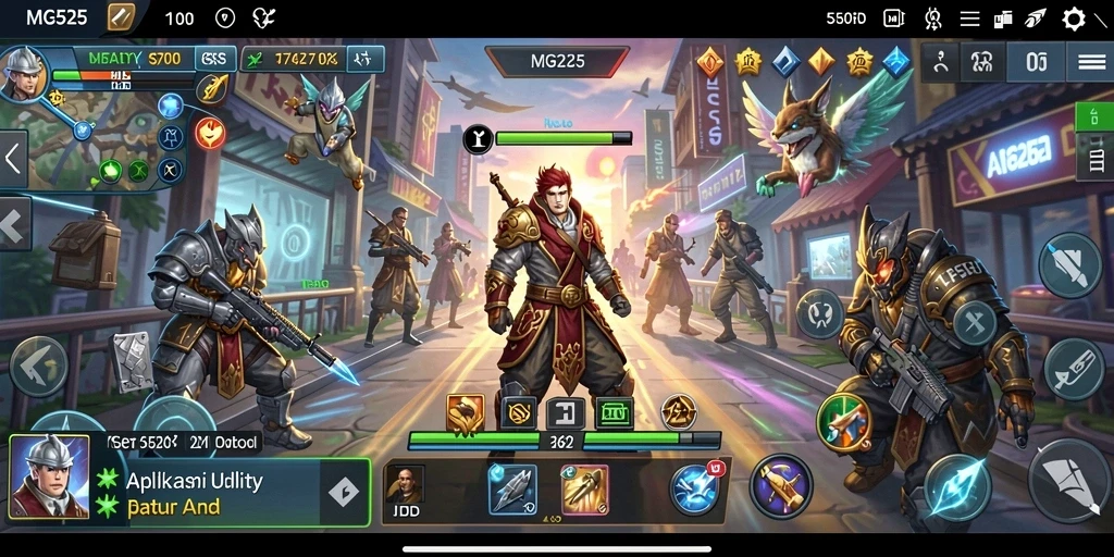 Tampilan antarmuka user-friendly dari MG525 saat mengelola sumber daya.