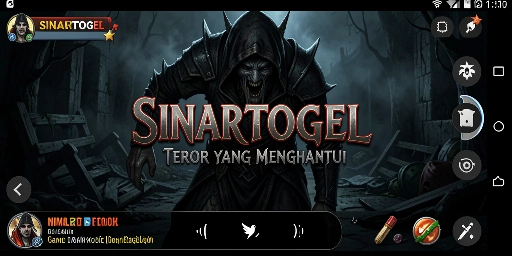 Tampilan menegangkan dari gameplay SINARTOGEL yang penuh dengan kegelapan.