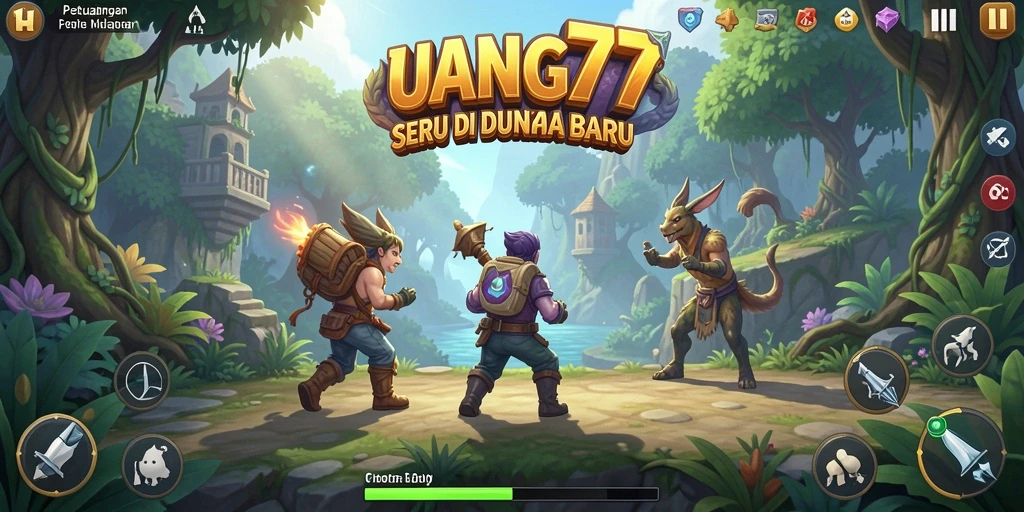 Screenshot UANG77 menampilkan aksi petualangan yang mendebarkan.